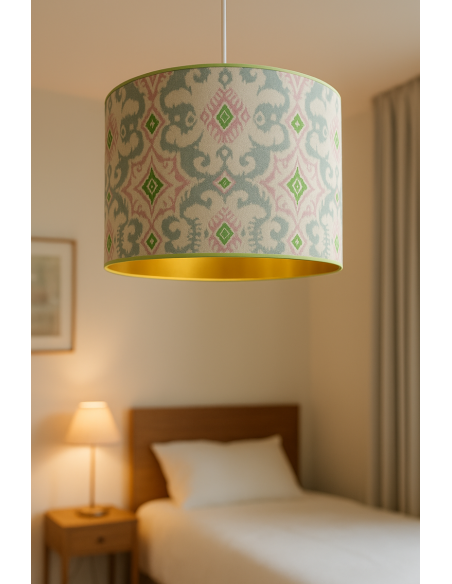 Ikat Dream - Gold - Tape Lime