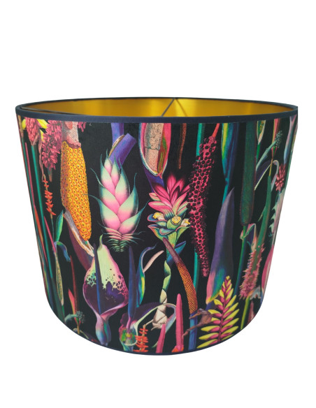 Tropical Bloom By Night - Brushed Gold - Tape Dark Blue