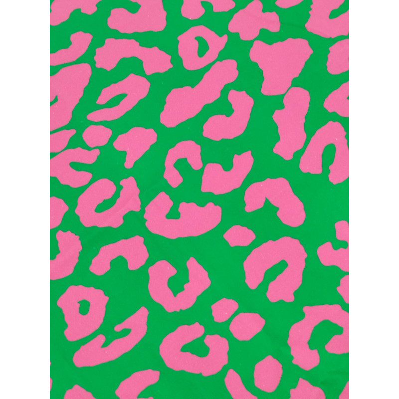 Electric Jungle - Lime - Tape Fuchsia