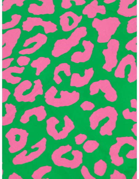 Electric Jungle - Lime - Tape Fuchsia