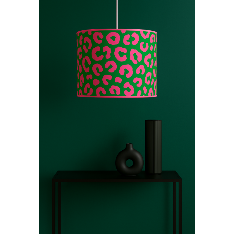 Electric Jungle - Lime - Tape Fuchsia