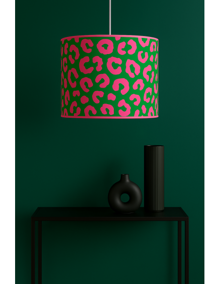 Electric Jungle - Lime - Tape Fuchsia