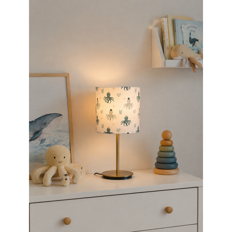 Baby Octopus - Brushed Gold