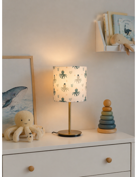 Baby Octopus - Brushed Gold