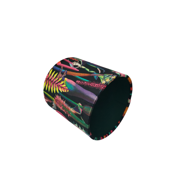 Tropical Bloom By Night - Bottle Green