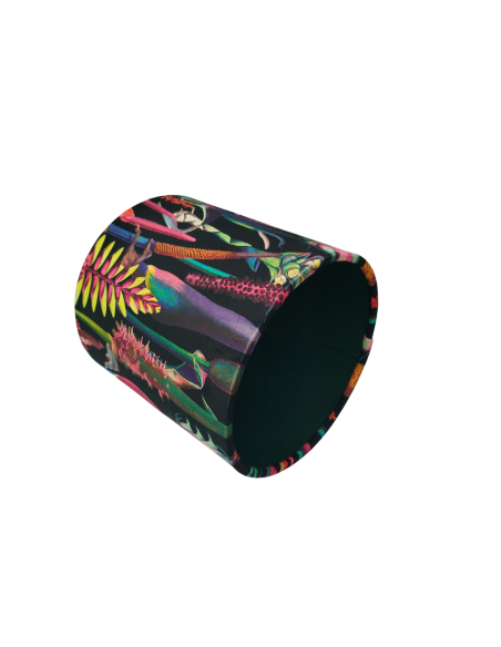 Tropical Bloom By Night - Bottle Green