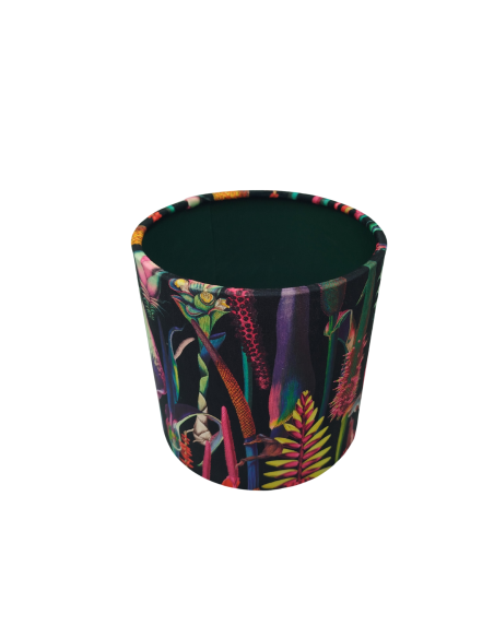 Tropical Bloom By Night - Bottle Green