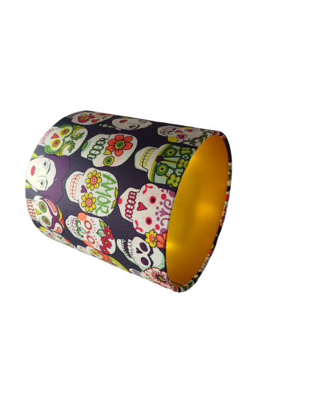 Skull Kiss My A.... - Brushed Gold